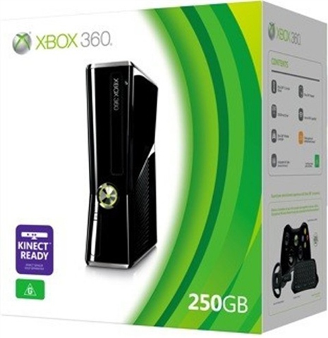 Xbox 360S (Slim) 250GB, Boxed